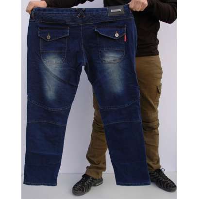 Moto pantalone EXTRA veliki brojevi KOMINE 718 jeans