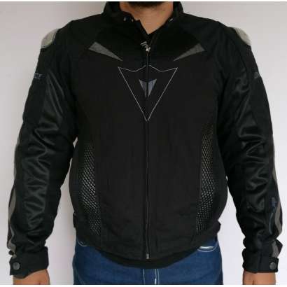 Moto jakna Dainese Speed Tex crno siva
